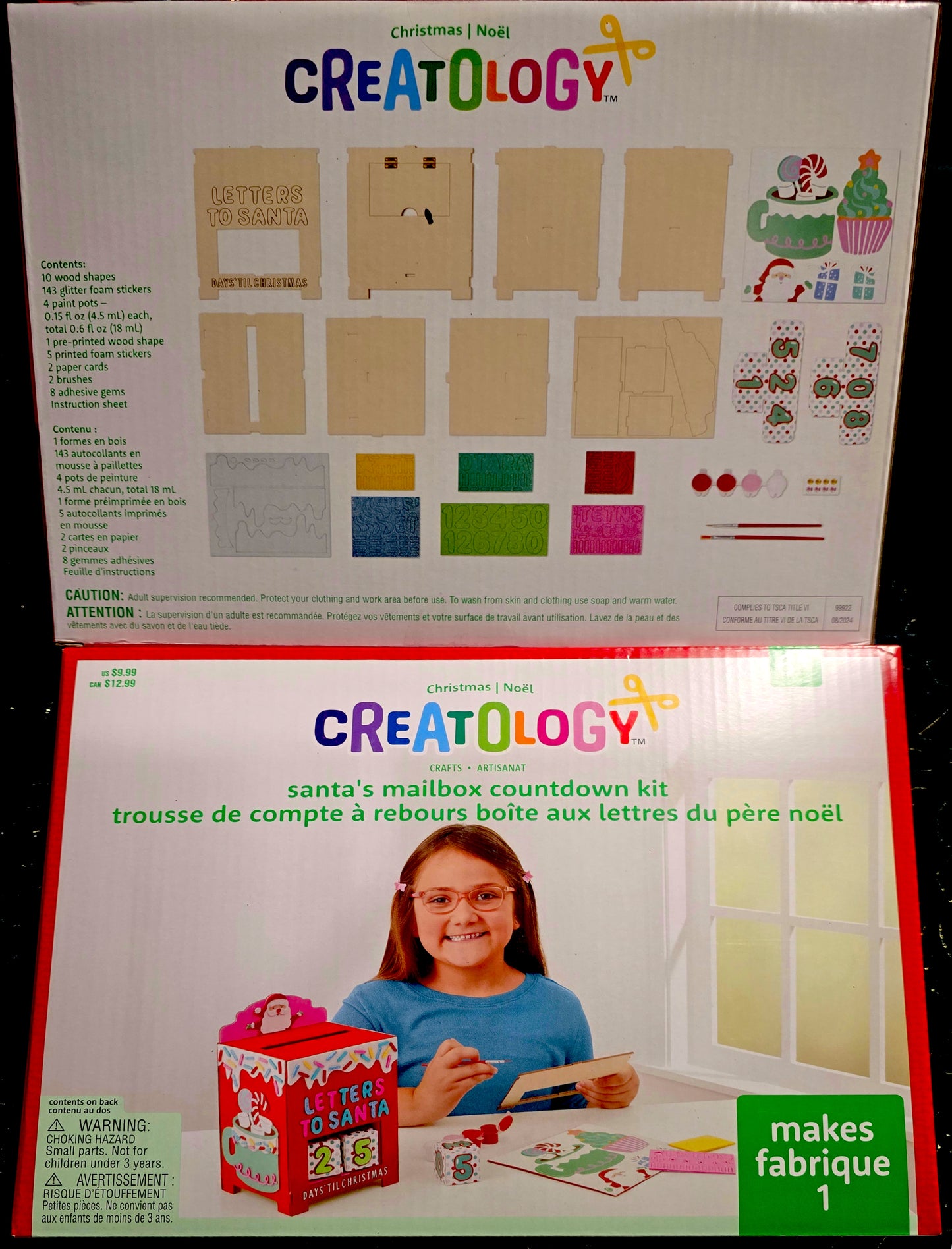 Creatology Santa's Mailbox Countdown Kit