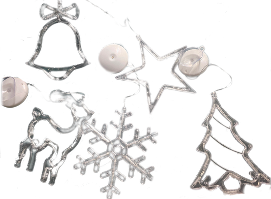 5pc Window Christmas Light Set