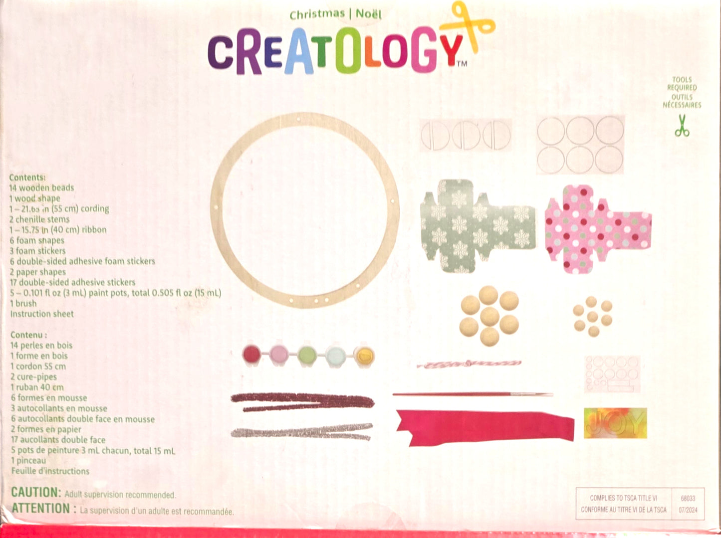 Creatology Joy Hoop Wreath Kit