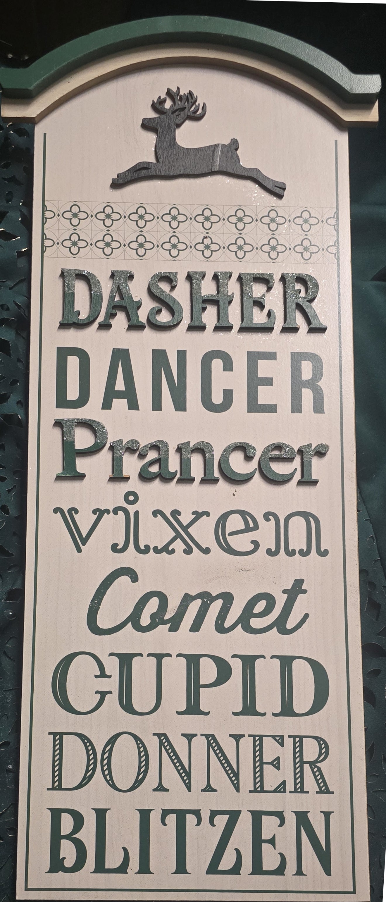 Ashland Reindeer Name Plaque