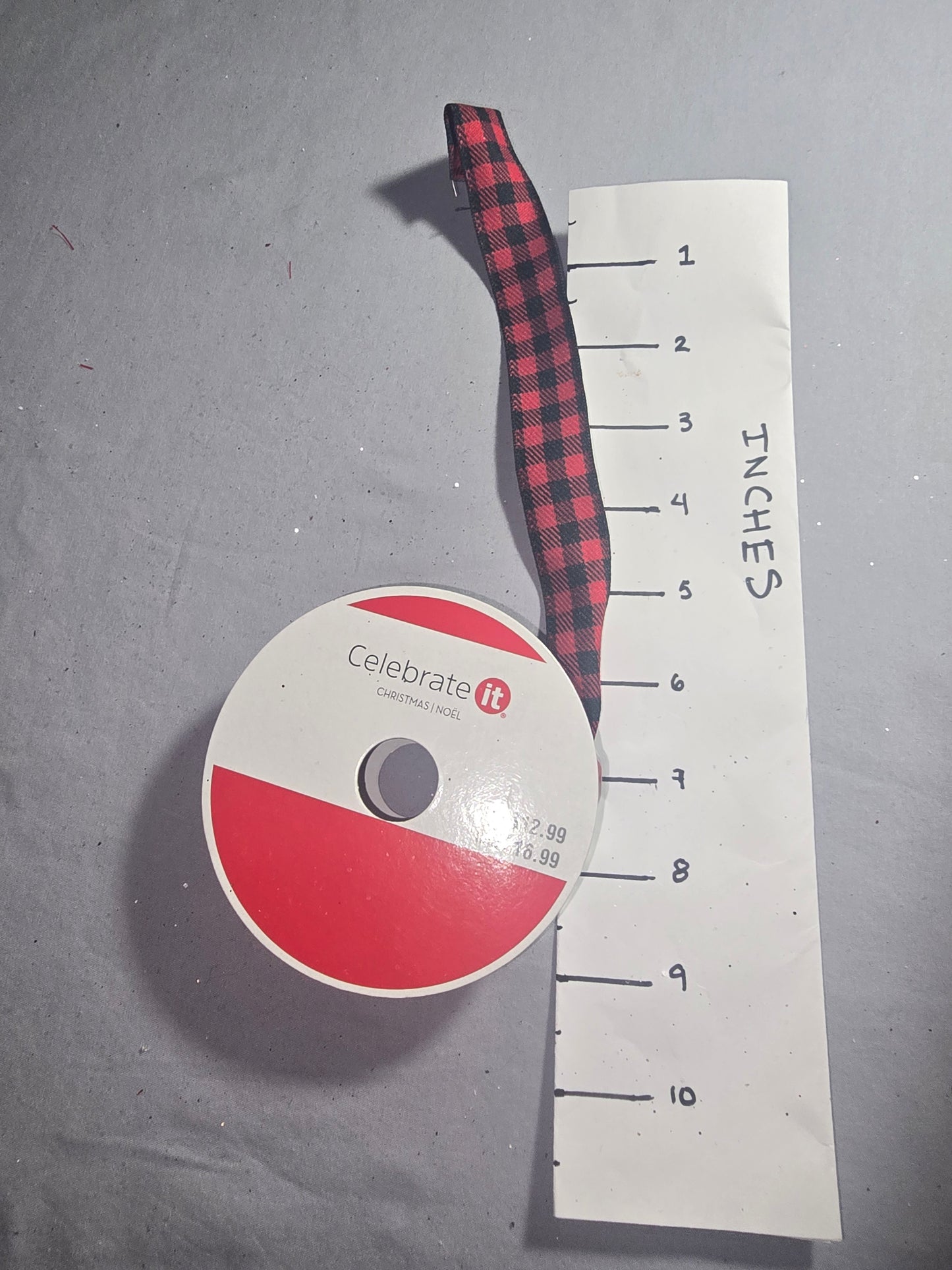 Celebrate It Red & Black Plaid Ribbon