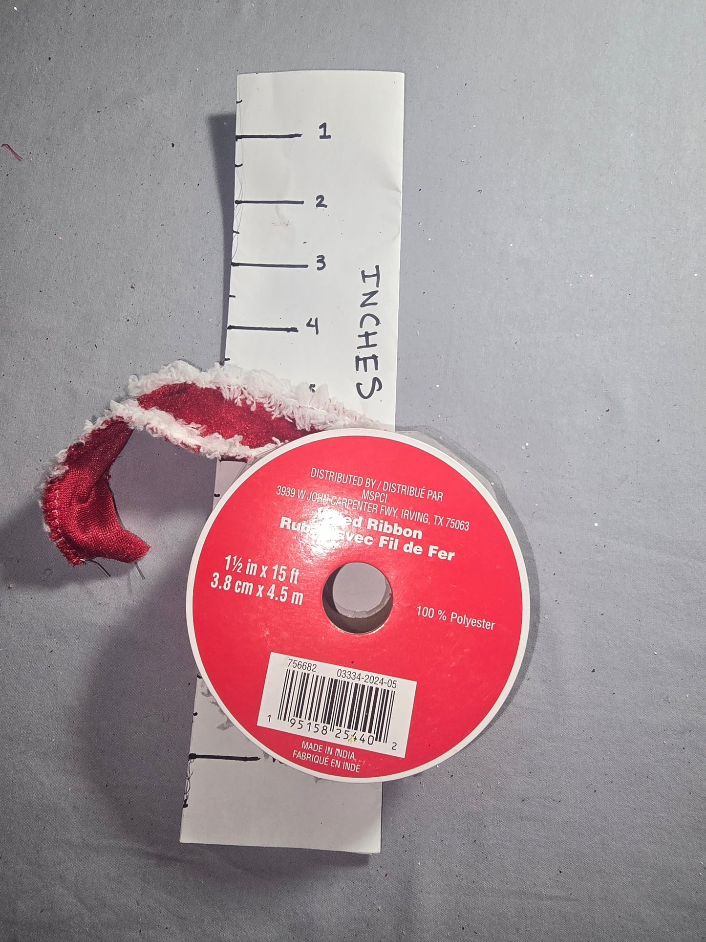 Celebrate It Red & White Ribbon