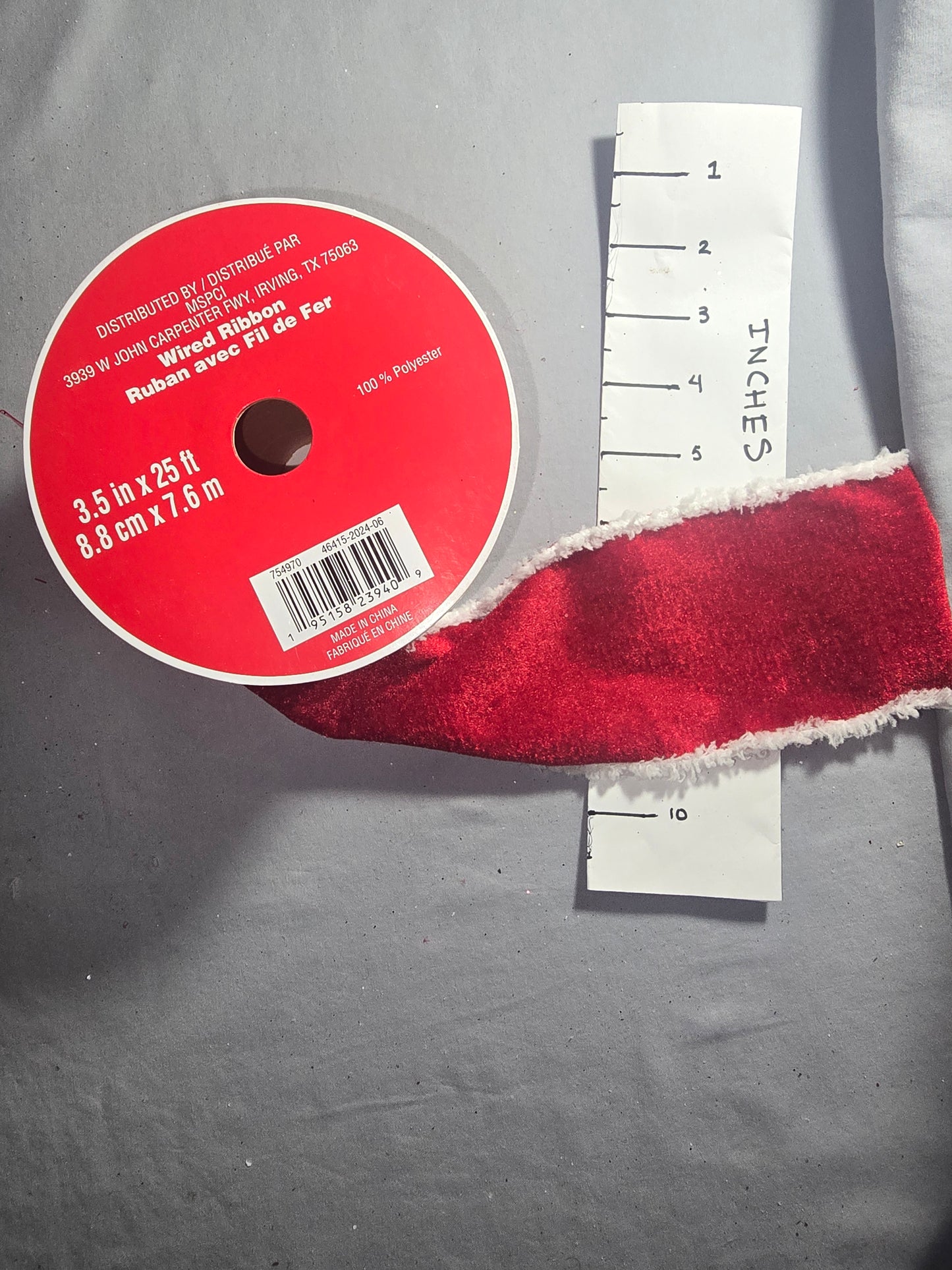 Celebrate It Red & White Ribbon