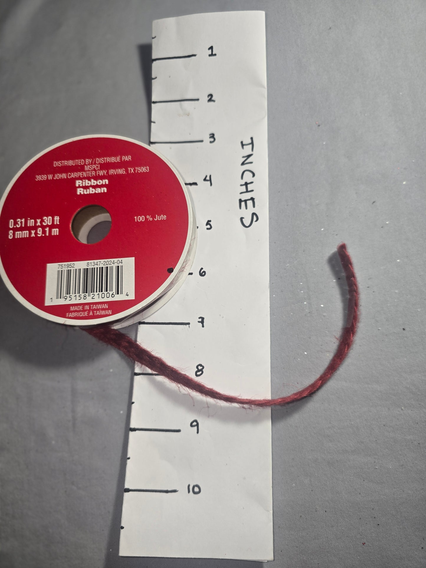 Celebrate It Red Rope Ribbon