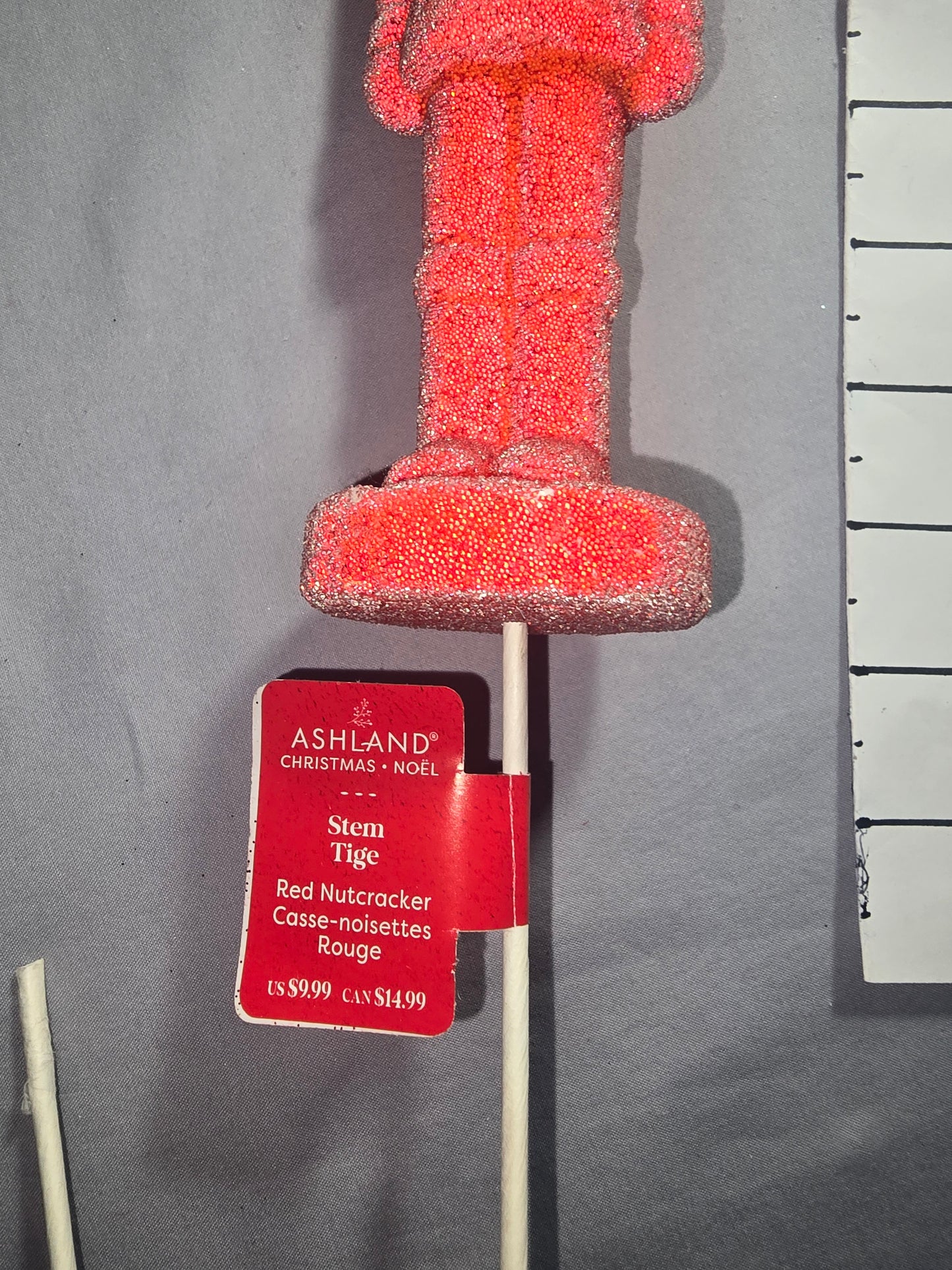 Ashland Red Sugar Coated Nutcracker Stem