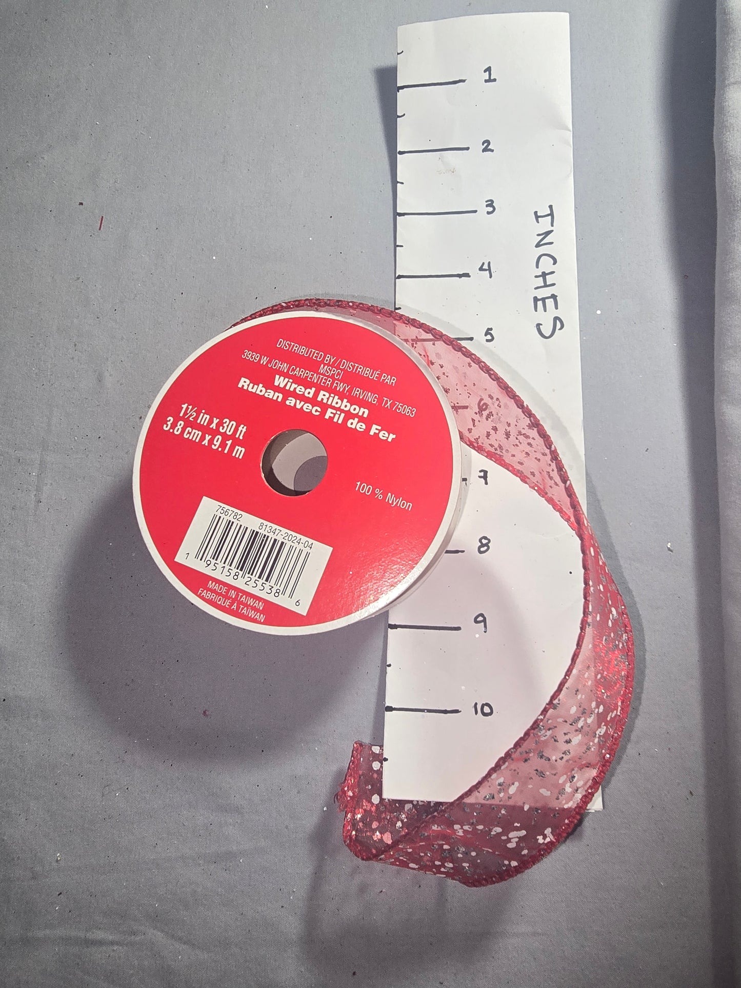 Celebrate It Sheer Red Ribbon