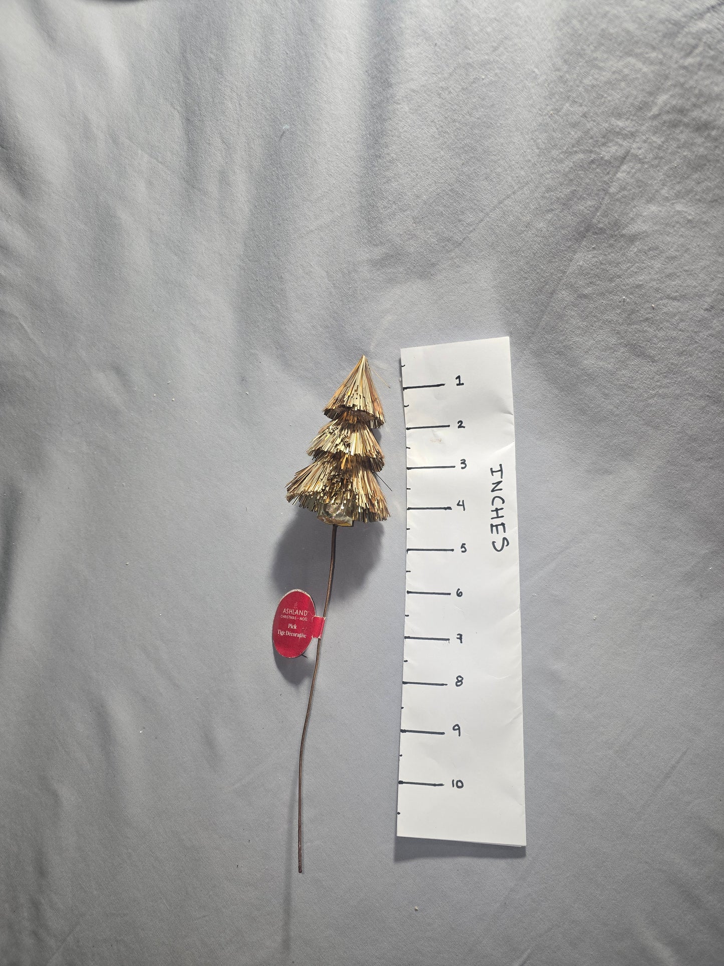 Ashland Gold Tinsel Tree Pick