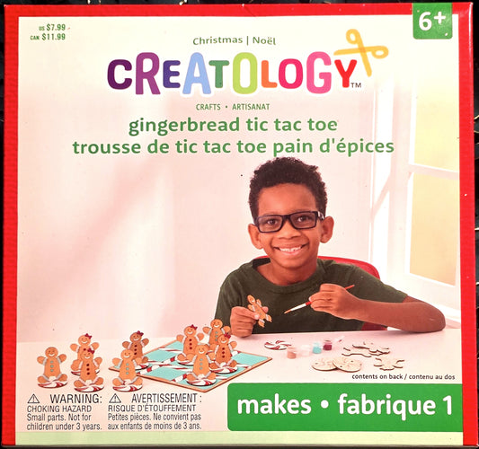 CREATOLOGY GINGERBREAD TIC TAC TOE KIT