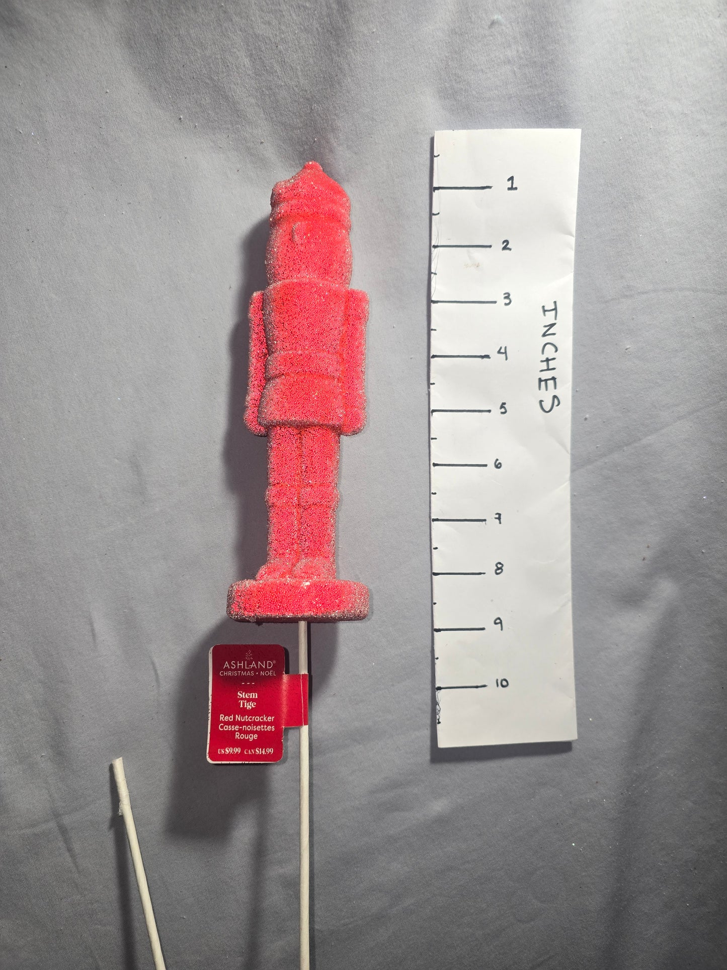 Ashland Red Sugar Coated Nutcracker Stem