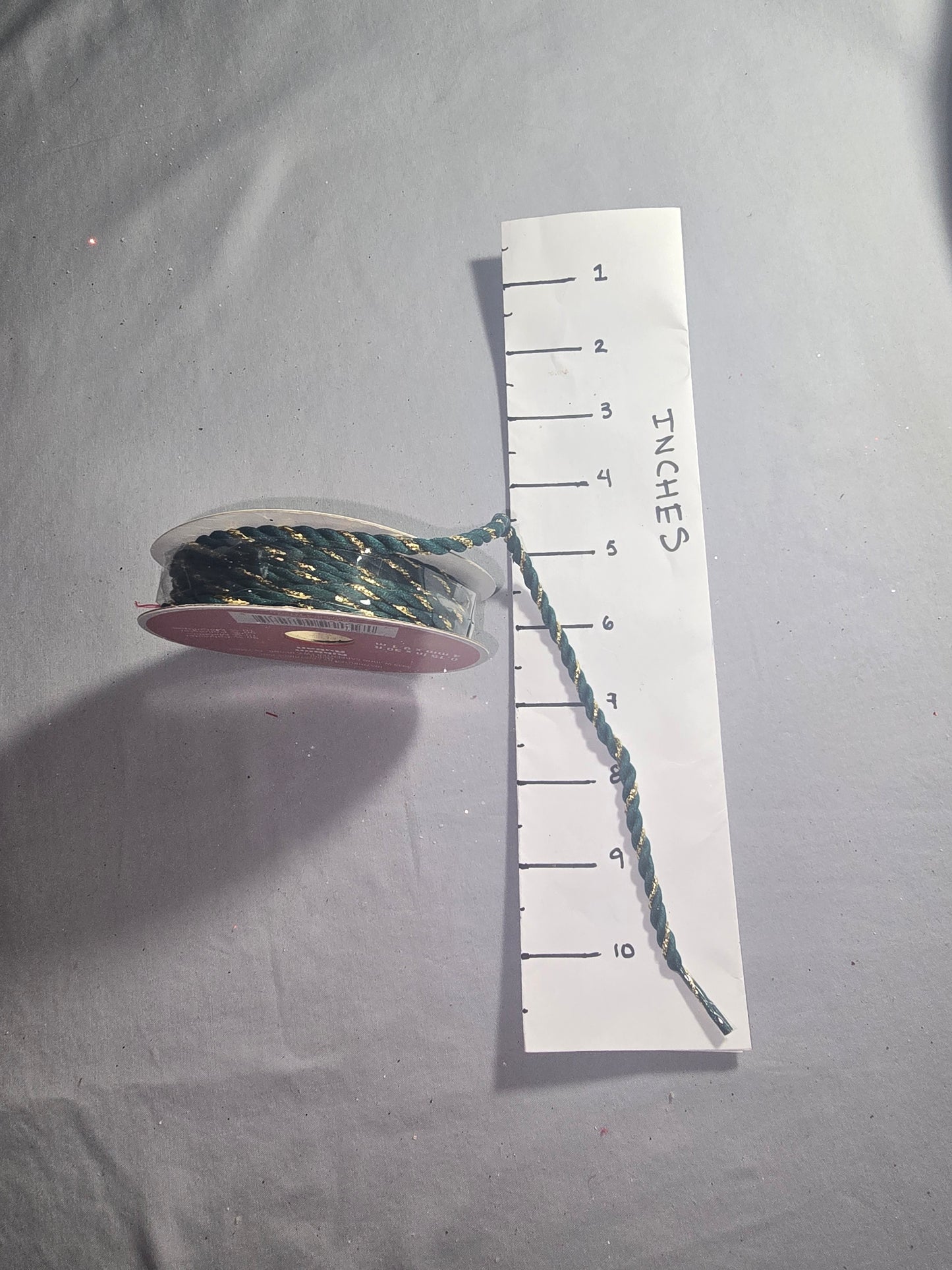 Celebrate It Green & Gold Cord Ribbon