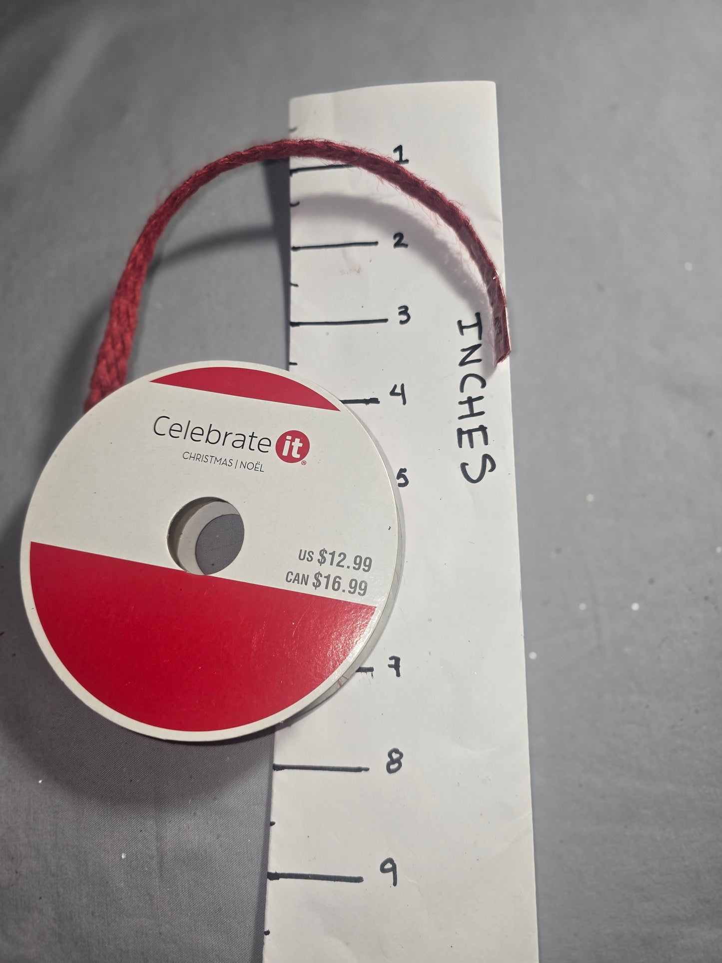 Celebrate It Red Rope Ribbon