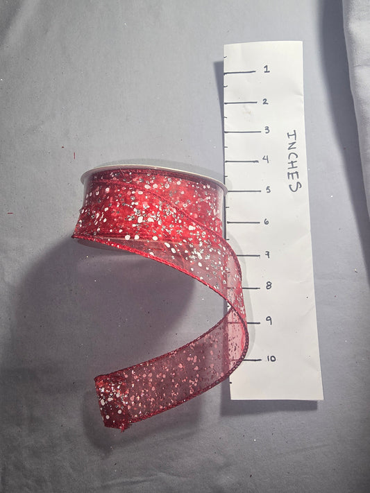 Celebrate It Sheer Red Ribbon