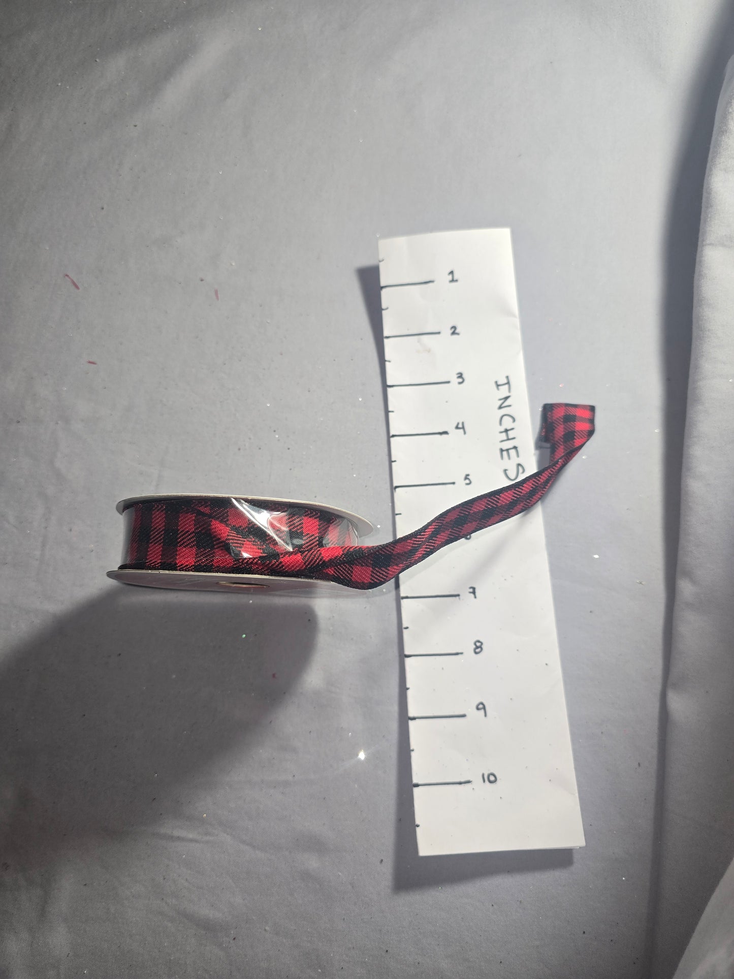 Celebrate It Red & Black Plaid Ribbon