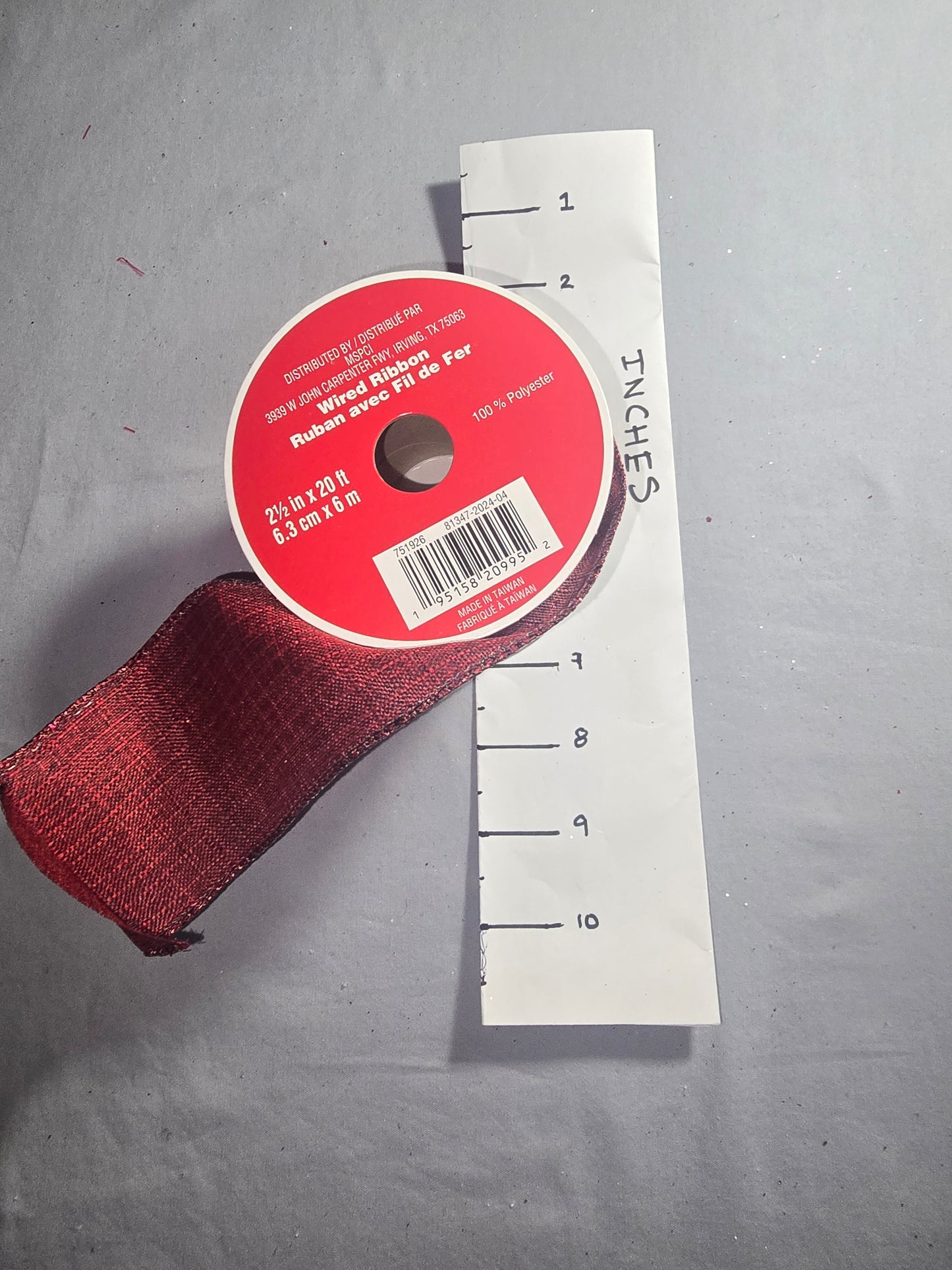 Celebrate It Dark Red Ribbon