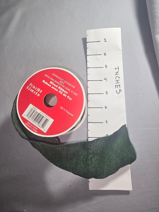 Celebrate It Green "Linen" Like Ribbon