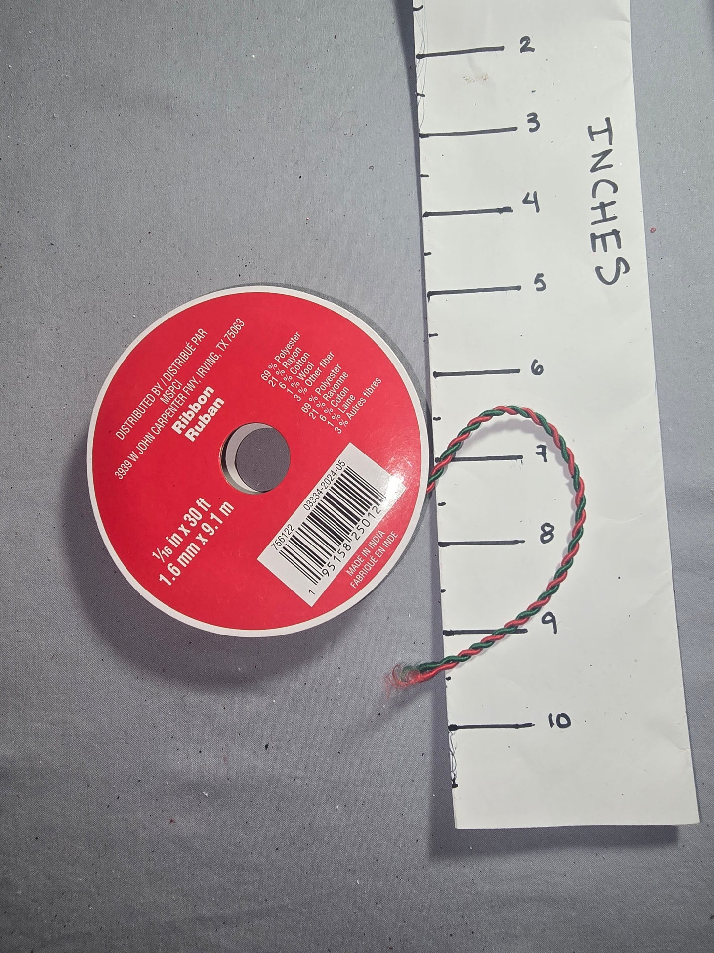 Celebrate It Red & Green Cord