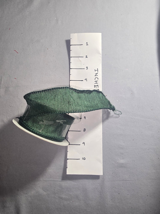 Celebrate It Green Linen Ribbon