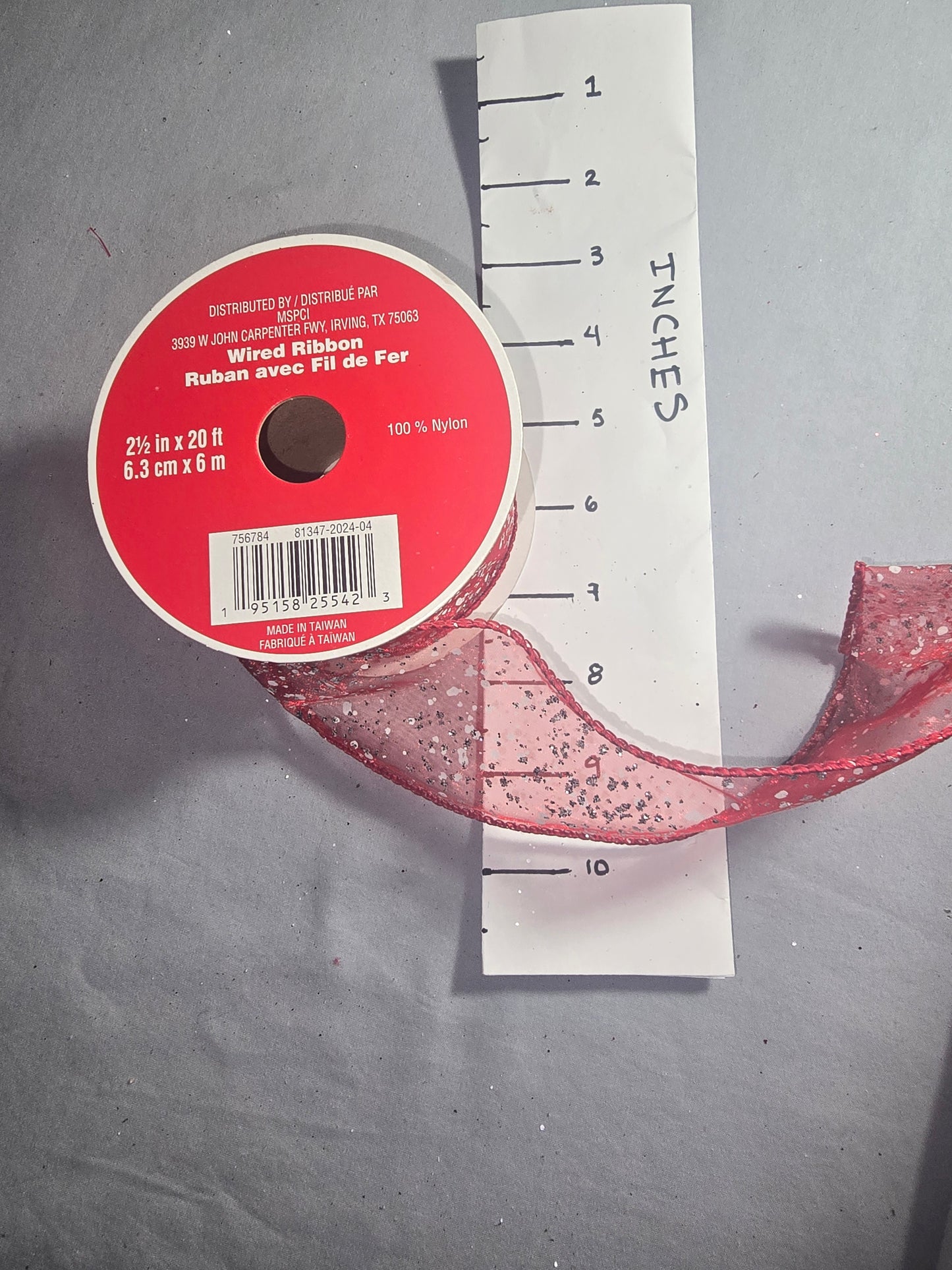 Celebrate It Red Sheer Ribbon