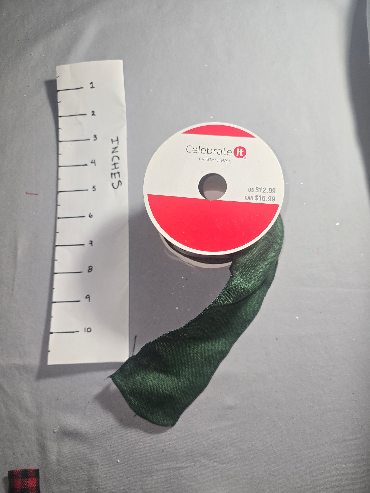 Celebrate It Green "Linen" Like Ribbon