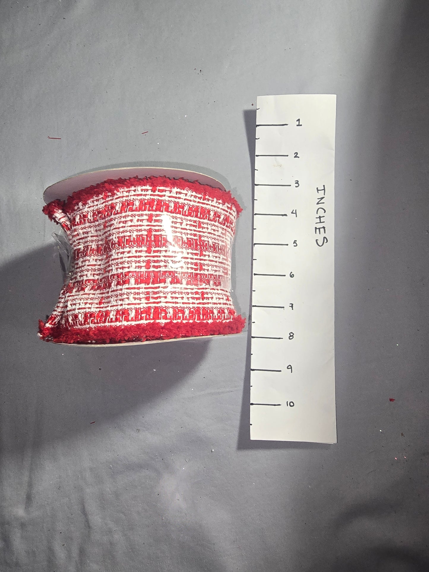 Celebrate It Red & White Plaid Ribbon